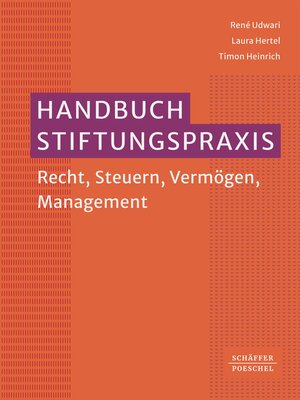 cover image of Handbuch Stiftungspraxis